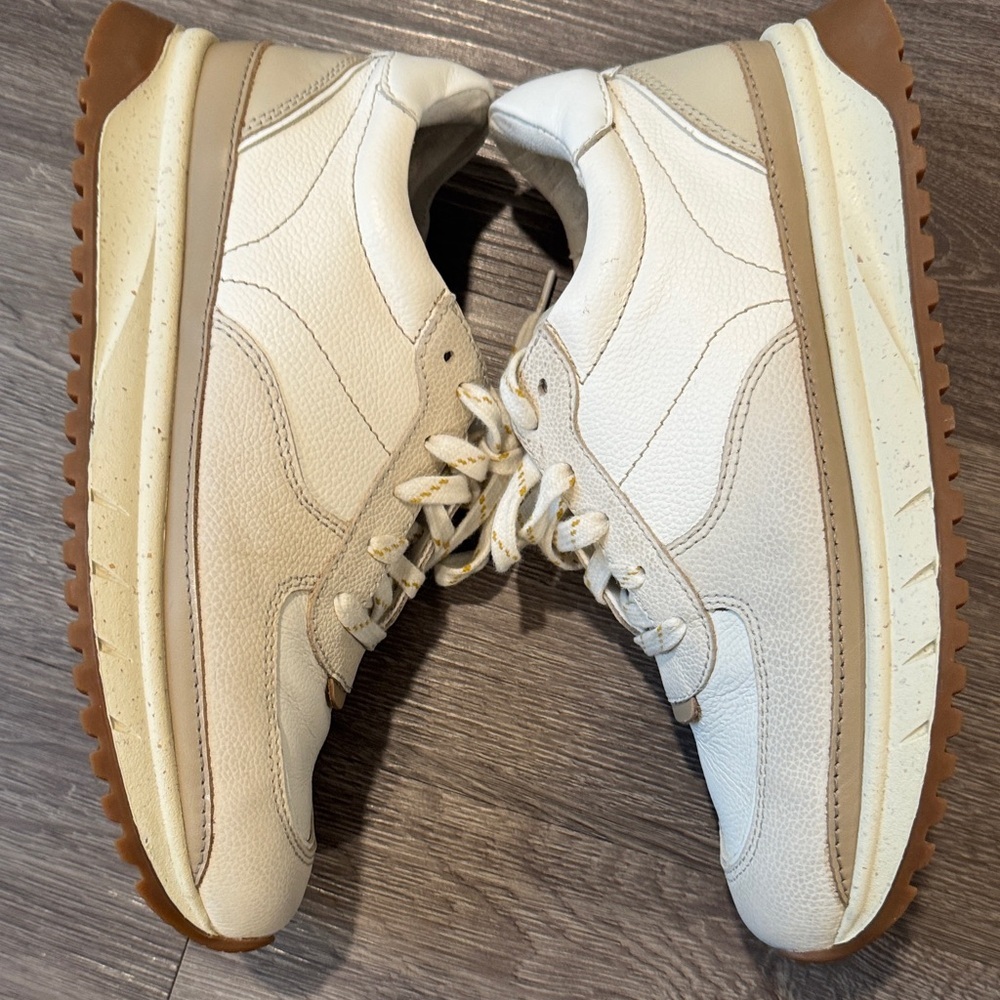 Madewell Kickoff Trainer Sneakers in Neutral Colorblock Leather Unisex W6.5, M 5 - Picture 6 of 11